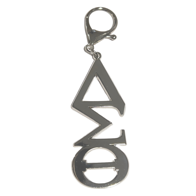 EXOSymbols DST Greek Letter Purse Charm Gold and Silver