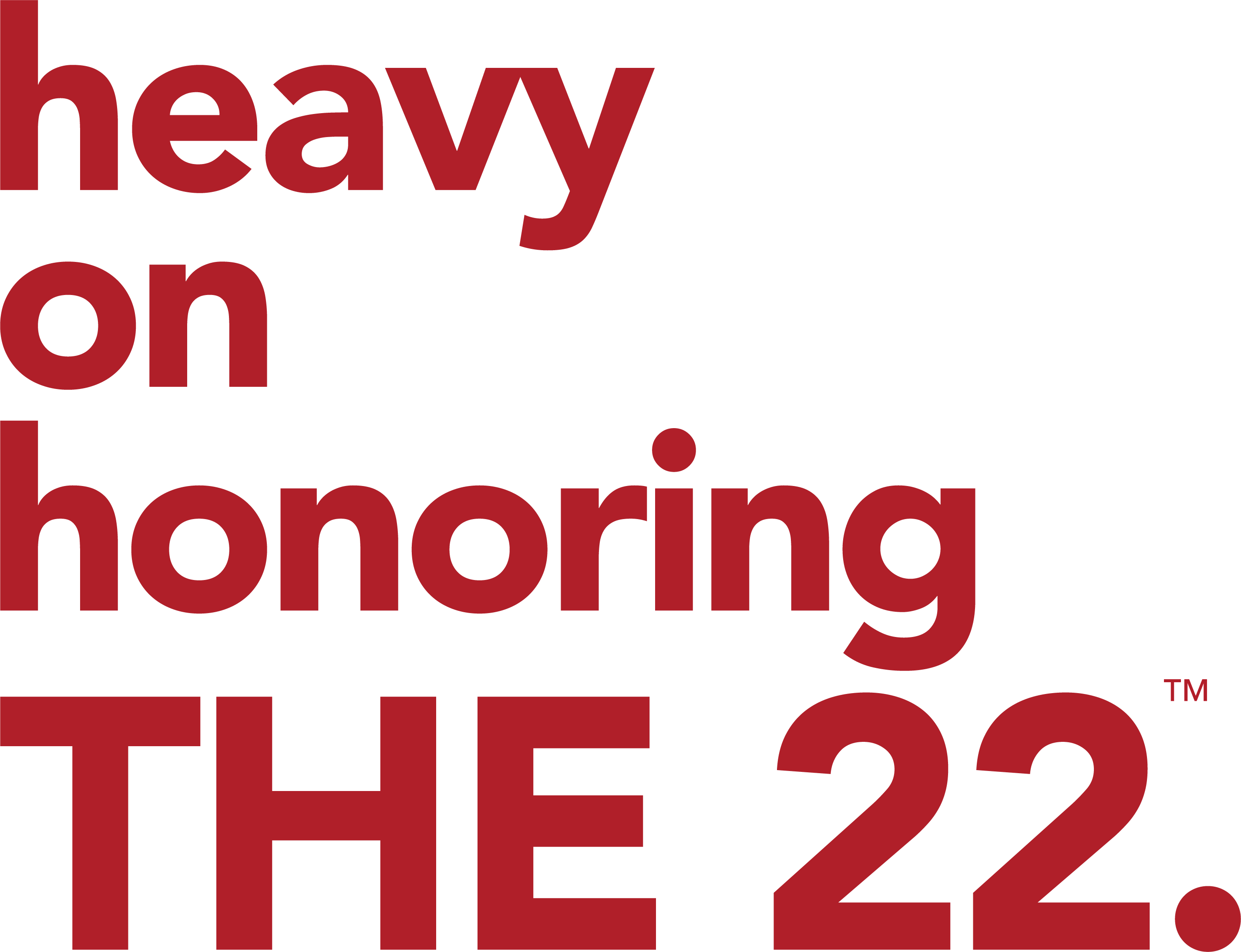 Heavy on Honoring THE 22™️ – Extraordinary Symbols