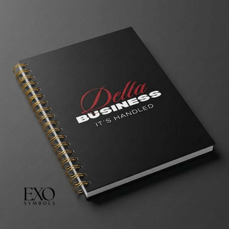 Delta Business Notebook – Extraordinary Symbols