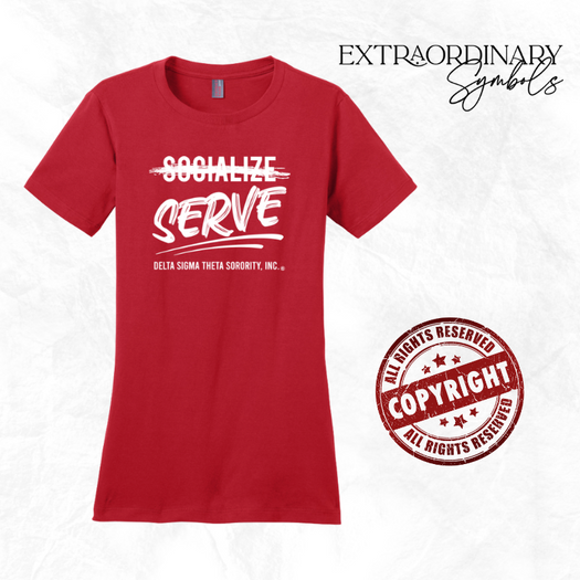 Don't Socialize - SERVE Tee